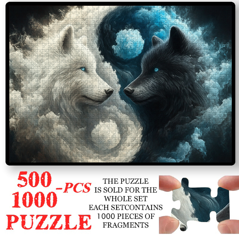 Jigsaw Puzzle Adult - Puzzle 500/1000 elementów z motywem Tai