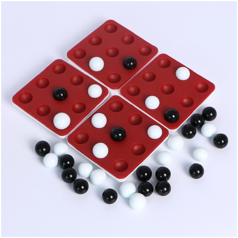 Czarno-biała obrotowa gra plan – Board Game For 5 Players recenzja i cena