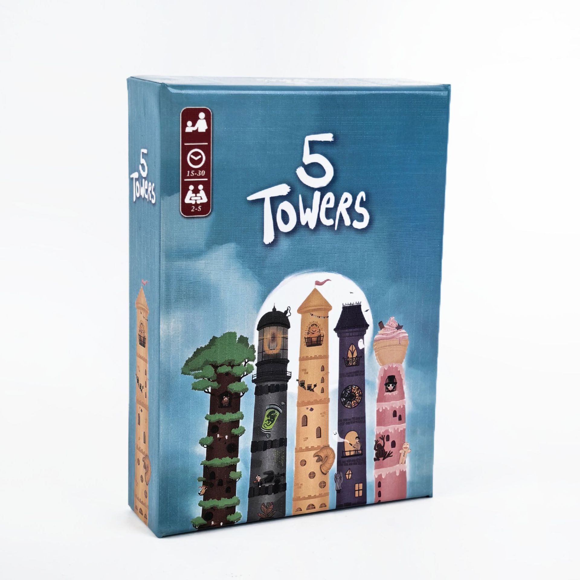 Gra planszowa 5 Towers - układ – Board Game For 5 Players recenzja i cena