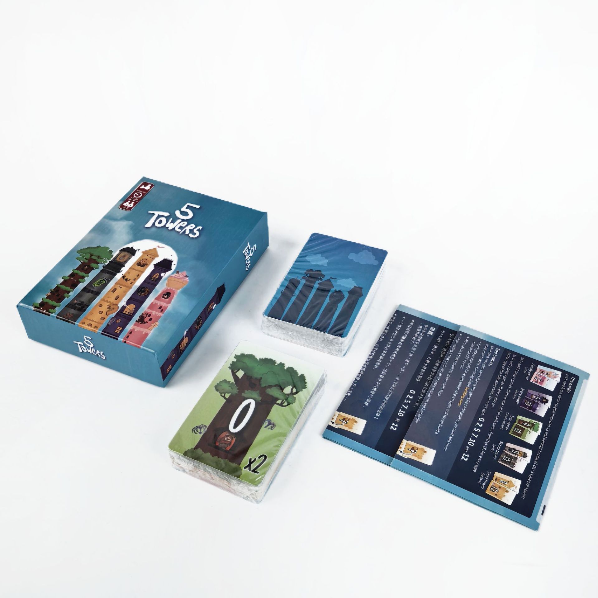 Gra planszowa 5 Towers - układ – Board Game For 5 Players recenzja i cena
