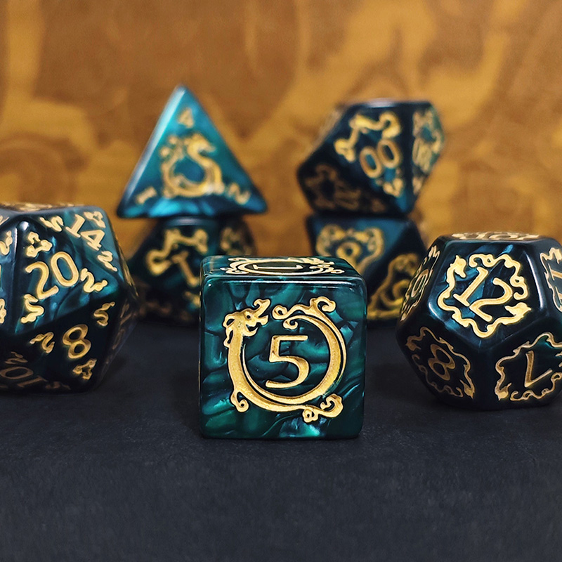 7-częściowy zestaw kości DND z – Board Game Dungeons And Dragons recenzja i cena