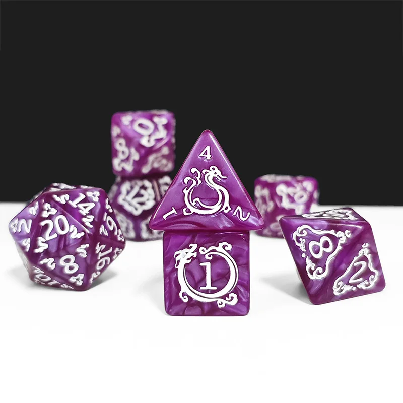 7-częściowy zestaw kości DND z – Board Game Dungeons And Dragons recenzja i cena
