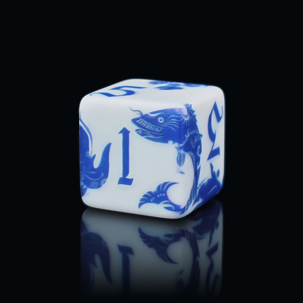 12 sztuk niebiesko-białych koś – Board Game Rpg recenzja i cena