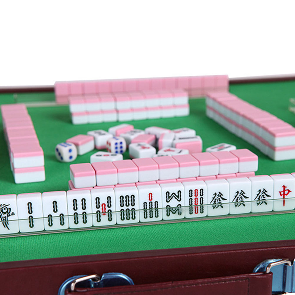 Przenośny Mini Zestaw Mahjong  – Board Game Box recenzja i cena