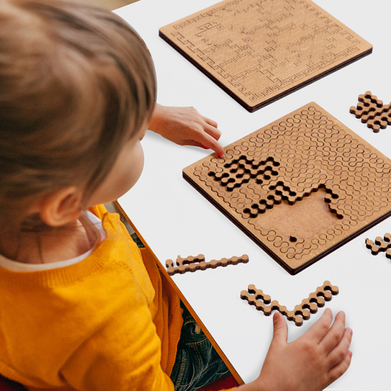 Niemożliwe drewniane puzzle IQ – Jigsaw Puzzle Adult recenzja i cena