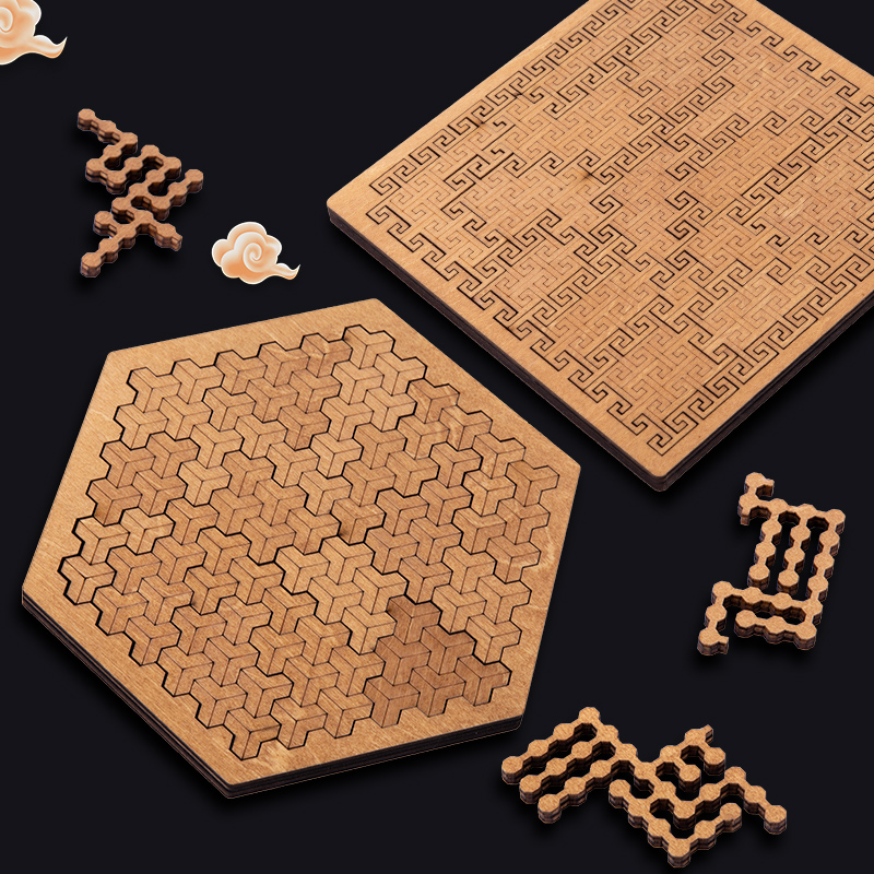 Niemożliwe drewniane puzzle IQ – Jigsaw Puzzle Adult recenzja i cena