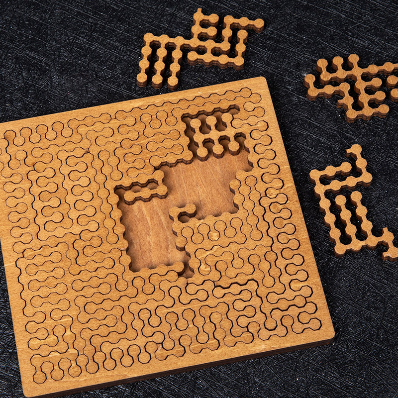 Niemożliwe drewniane puzzle IQ – Jigsaw Puzzle Adult recenzja i cena