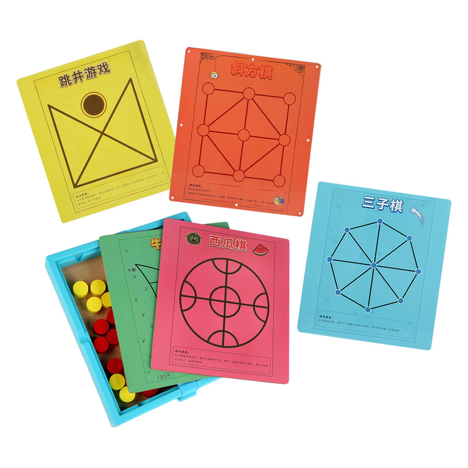 Przenośna gra planszowa 5 w 1, – Board Game For 5 Players recenzja i cena