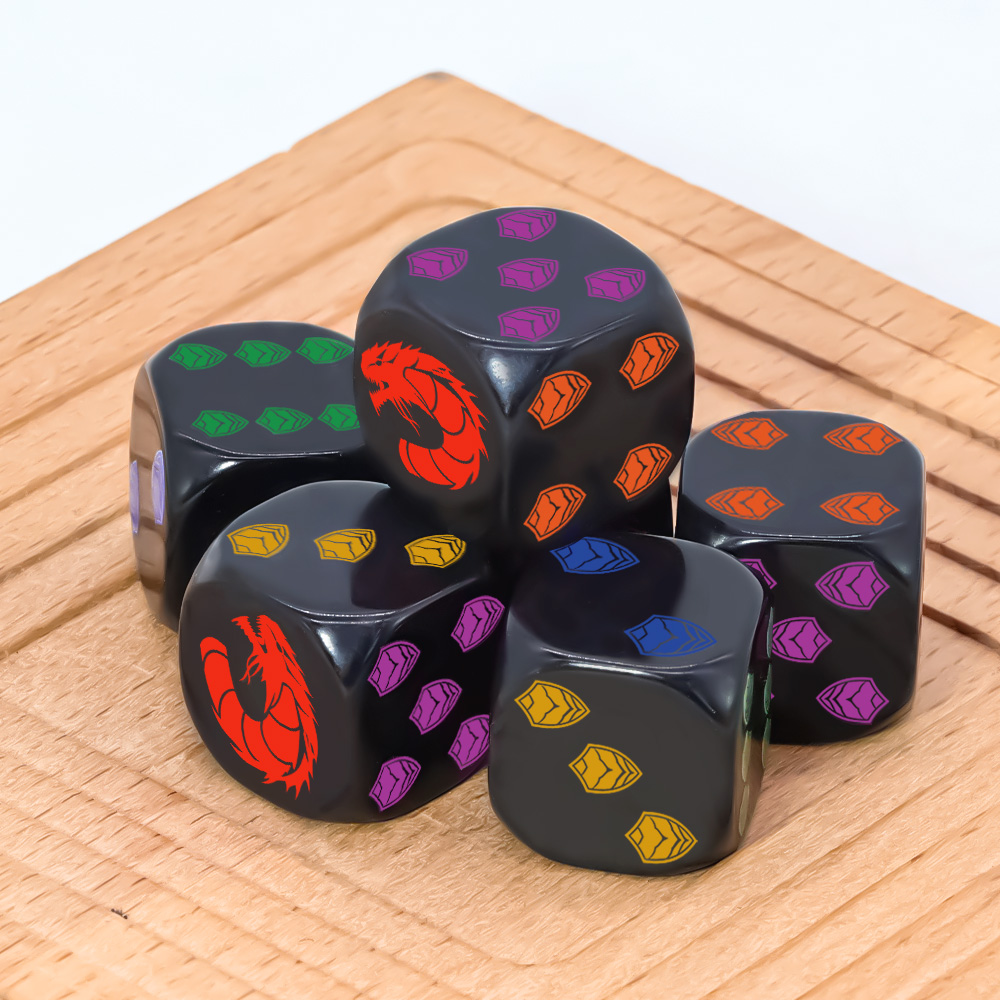 Zestaw 6 Sześciościennych Kost – Board Game Rpg recenzja i cena