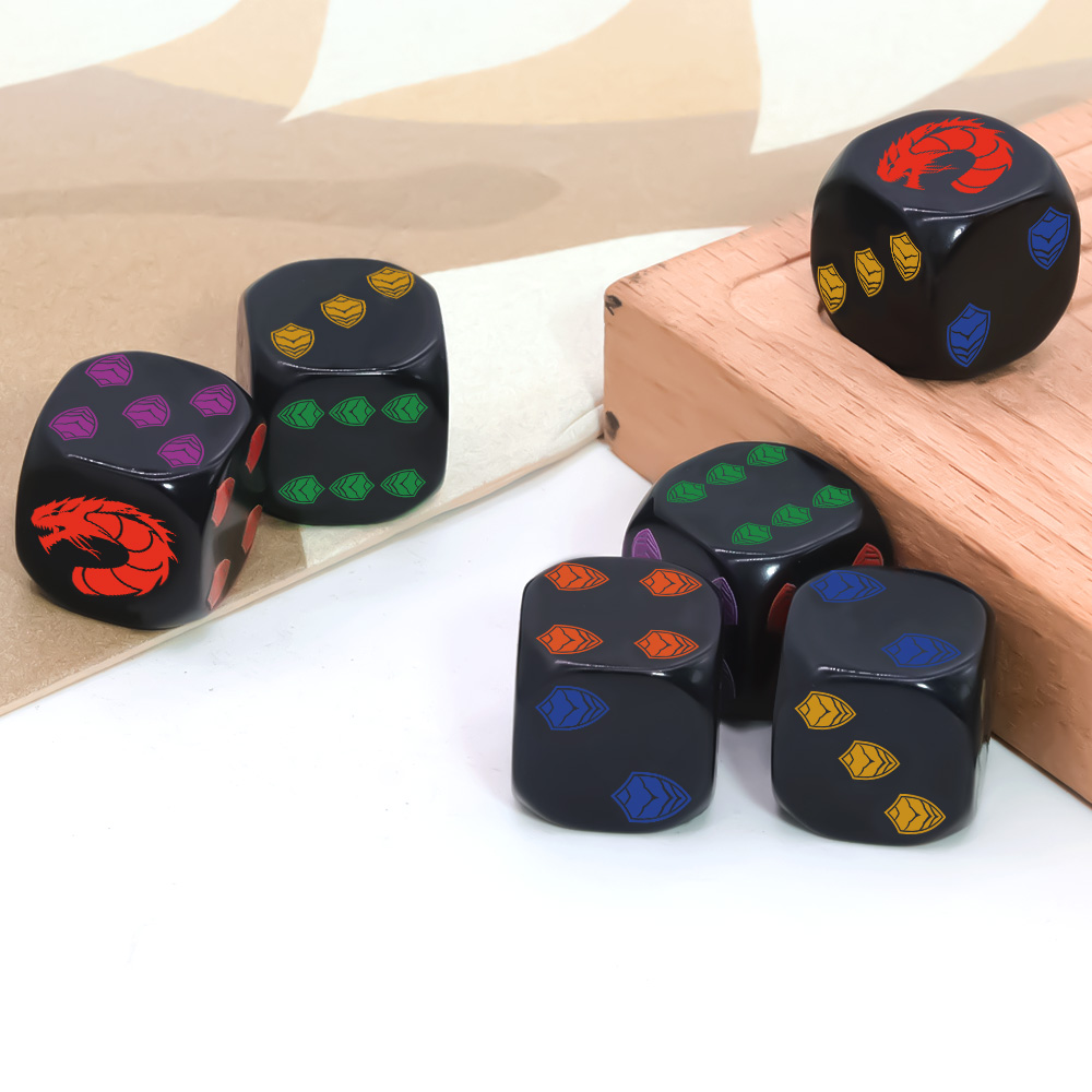 Zestaw 6 Sześciościennych Kost – Board Game Rpg recenzja i cena