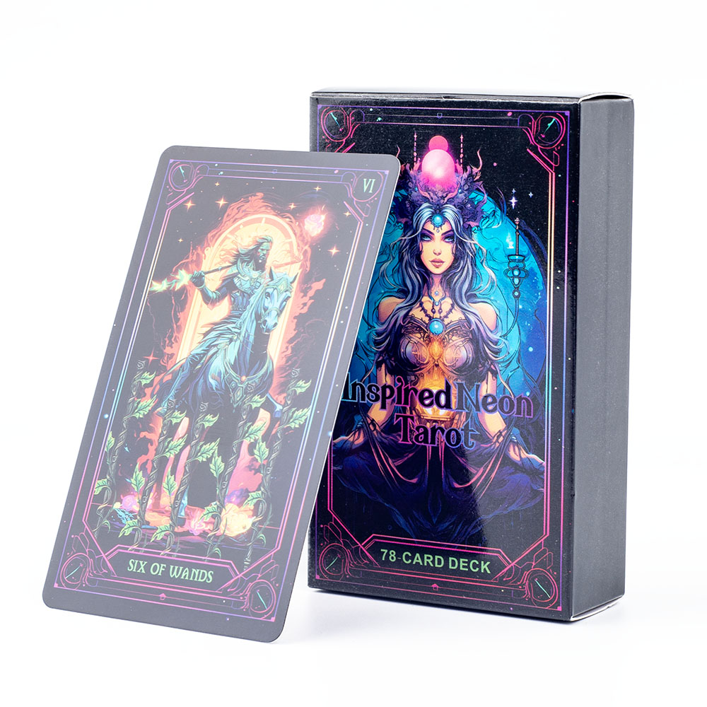 Inspired Neon Tarot Deck 78 Ka – Board Game Life recenzja i cena
