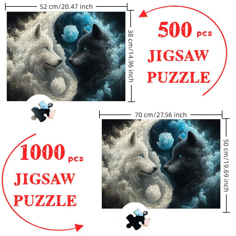 Puzzle 500/1000 elementów z mo – Jigsaw Puzzle Adult recenzja i cena