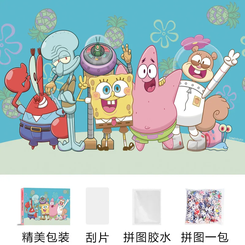 1000 Elementów Puzzle SpongeBo – Jigsaw Puzzle Adult recenzja i cena
