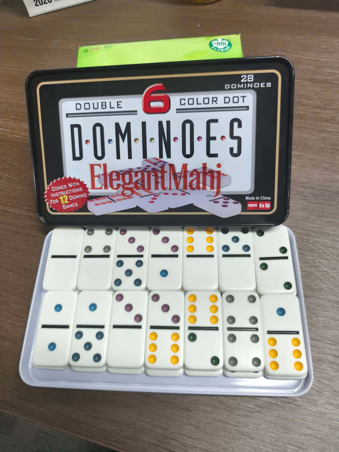 Elegancki zestaw domino Double – Board Game Box recenzja i cena